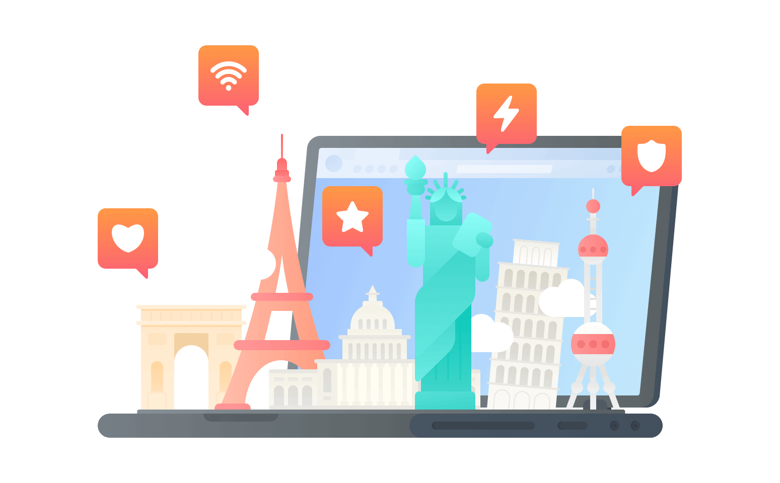 在福克兰连接到中国的代理 - 返华VPN